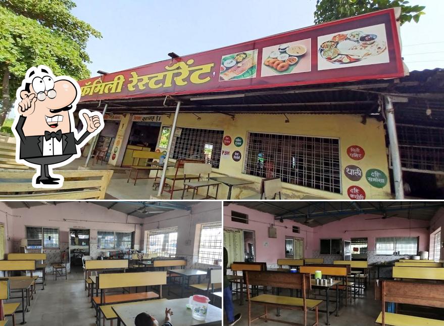The interior of Shree Shyam Baba restaurant and dhaba