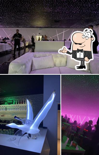 Gli interni di White Lounge