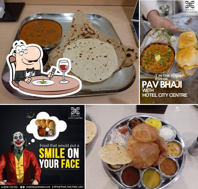 Meals at Hotel City Centre Latur - Lodging & Restaurant