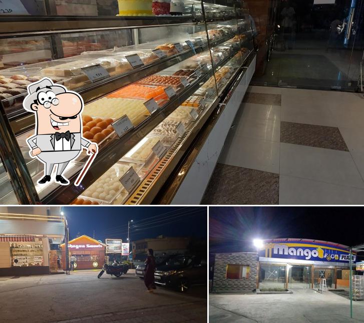 The exterior of Mango Hotel, Bakery, Restaurant