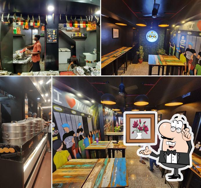 Check out how SANGAM MOMOS looks inside