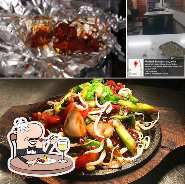 This is the photo depicting food and interior at Tiffany's