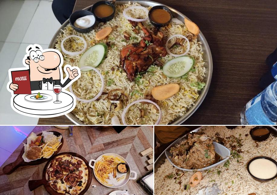 Food at Mandi Grills Restaurant & Aposto Cafe