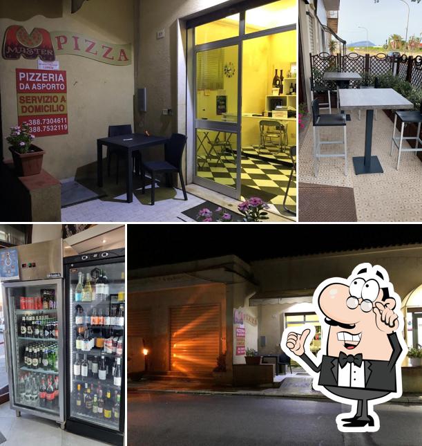 Gli interni di Master Pizza