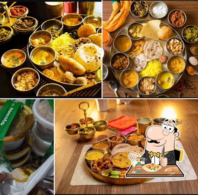 Pulled pork sandwich at Rajsi Ghoomer Rajasthani Thali Restaurant