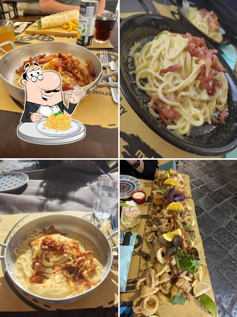 Spaghetti alla carbonara al Mokrito