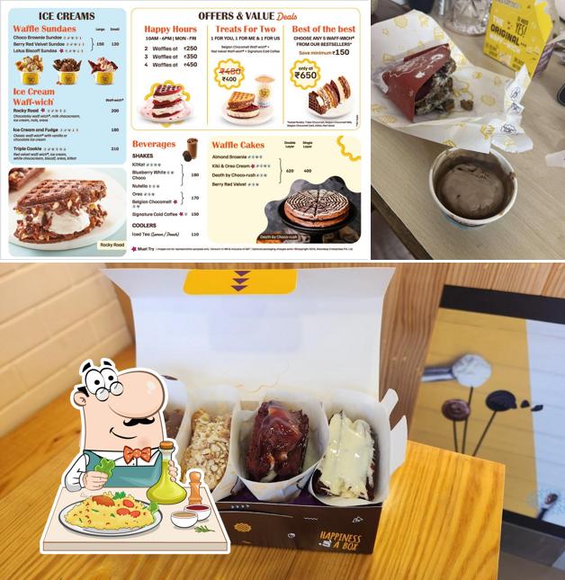 Food at The Belgian Waffle Co