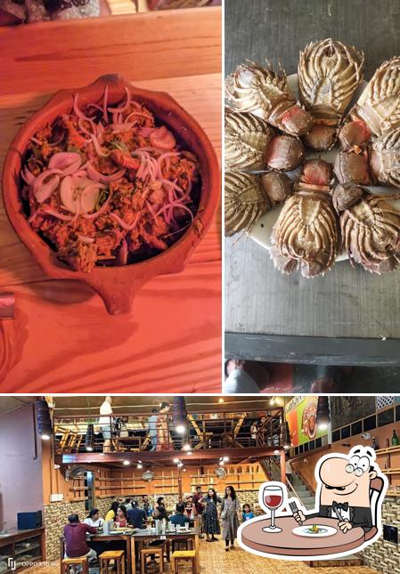 The restaurant's food and interior
