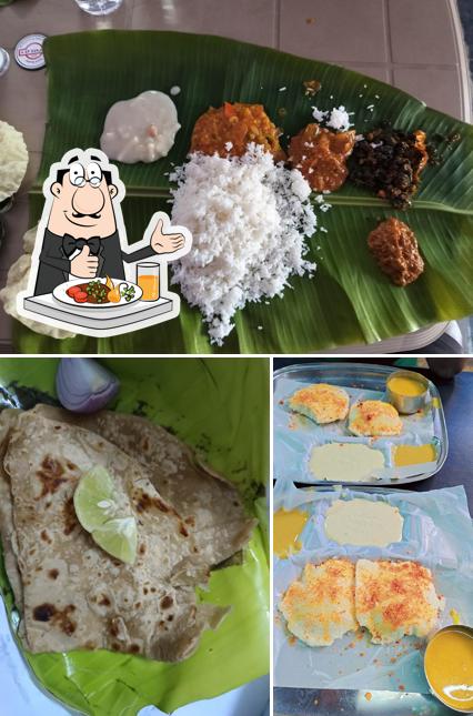 Food at Ghantasala Tiffin center