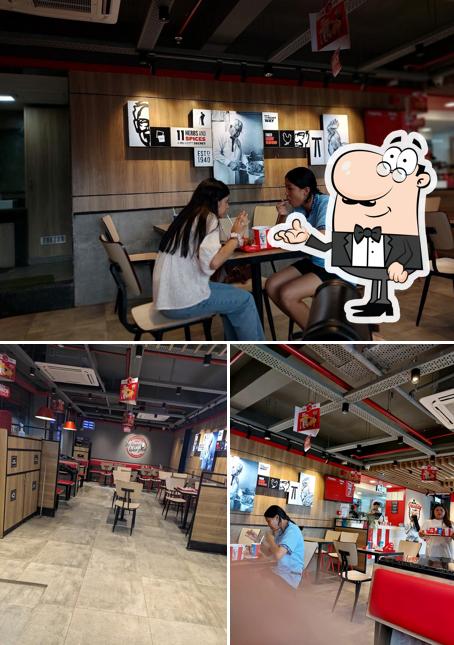 The interior of KFC Kalimpong