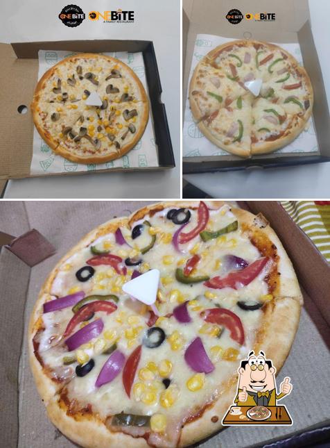 Get pizza at OneBite Sanjauli