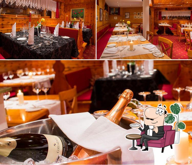 Gli interni di Restaurant La Ferme