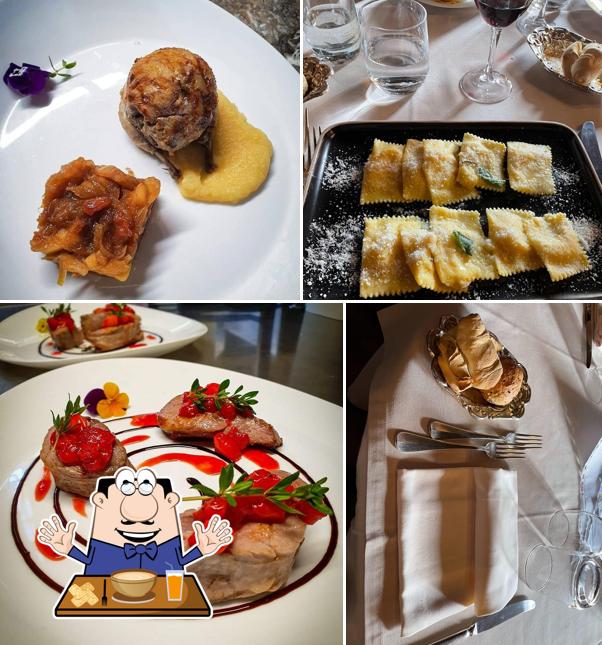 Platti al Ristorante San Giorgio al Castello di Vigoleno