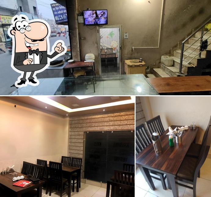Check out how krishna vaishnu dhabha looks inside