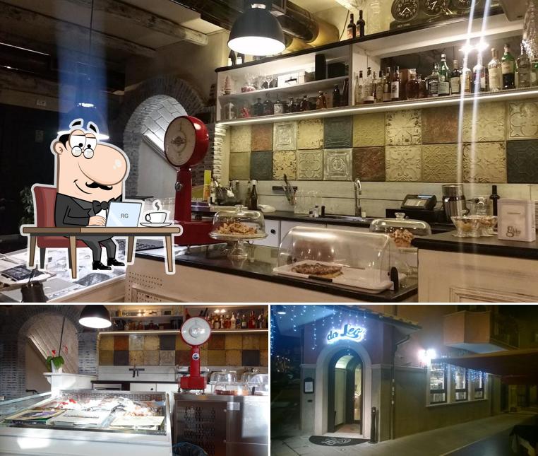 Guarda la immagine che mostra la interni e esterno di Ristorante da leo