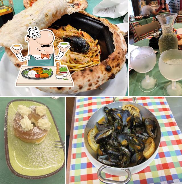 Platti al Ristorante Pizzeria Le Comiche