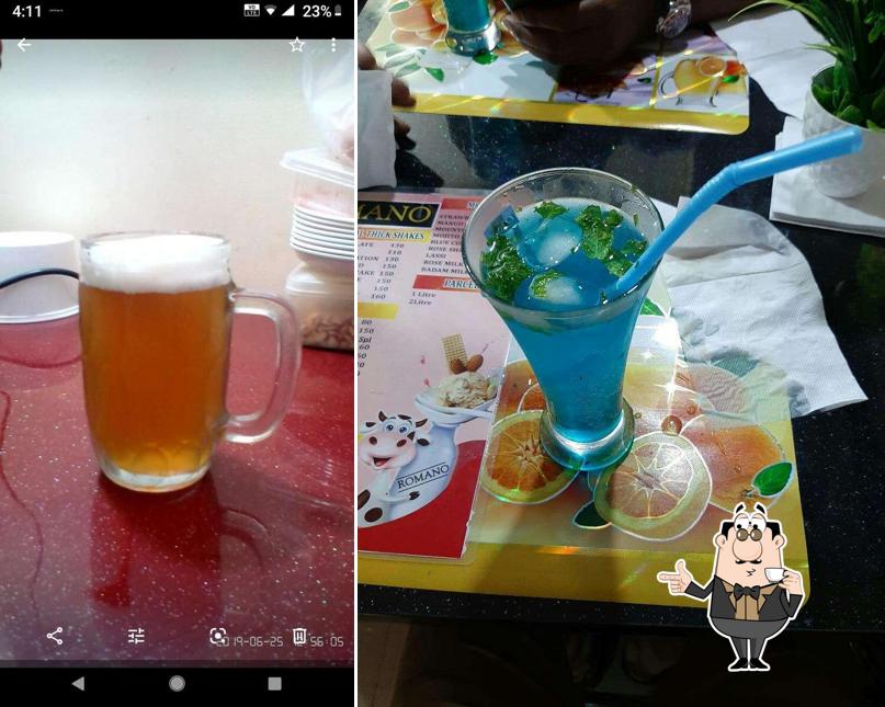 Enjoy a beverage at Romano Indulge In Delight