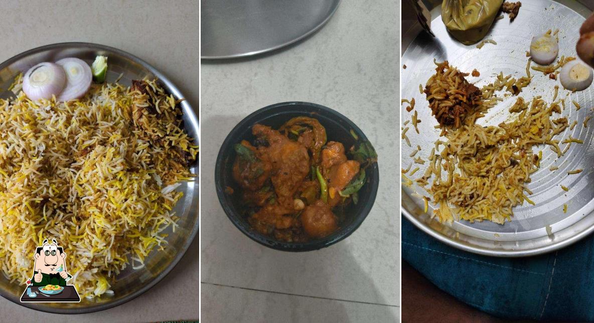 Food at flavors of hyderabad