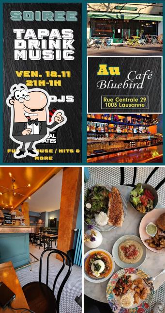 Gli interni di Bluebird Café