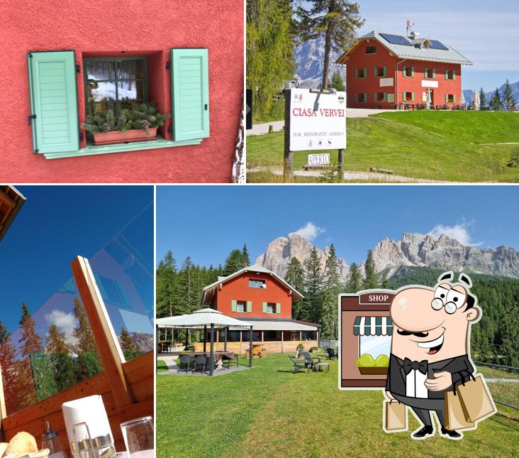 Gli esterni di Ciasa Vervei