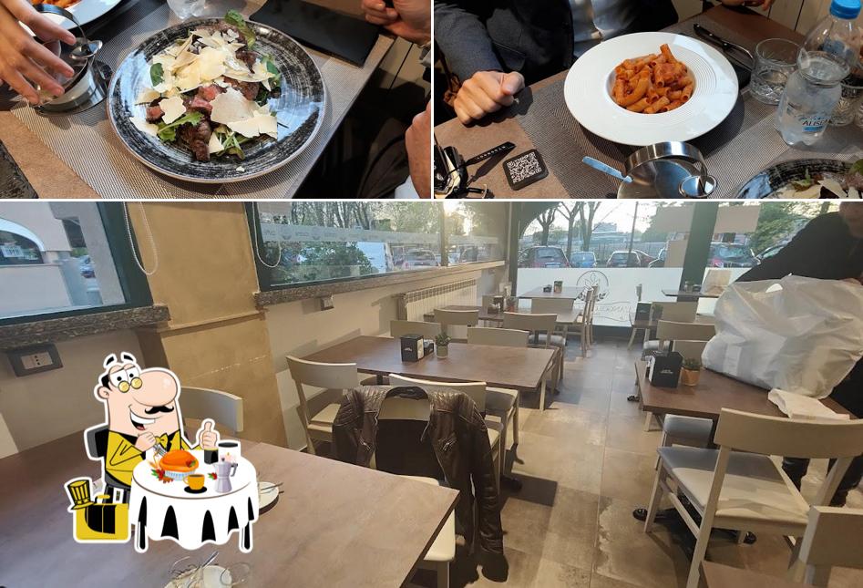 Questa è la immagine che raffigura la cibo e interni di l'Angolo Del Gusto & Pancaffè