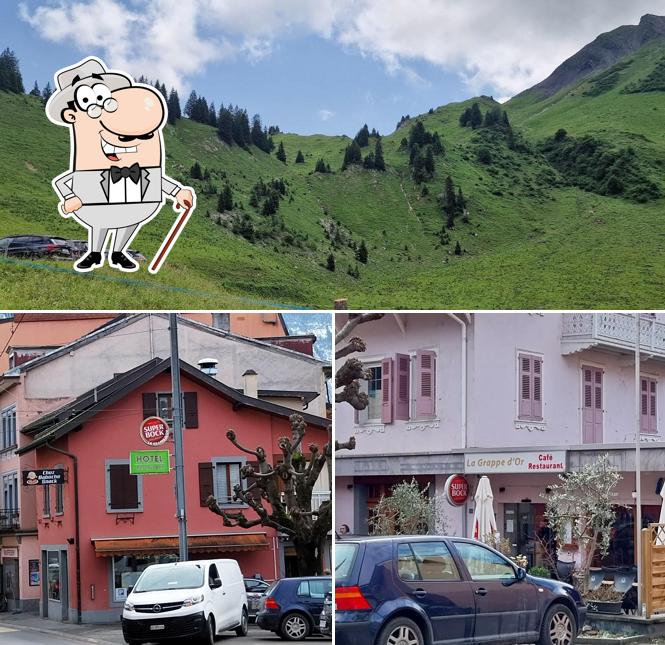 Gli esterni di Restaurant La Grappe d'Or