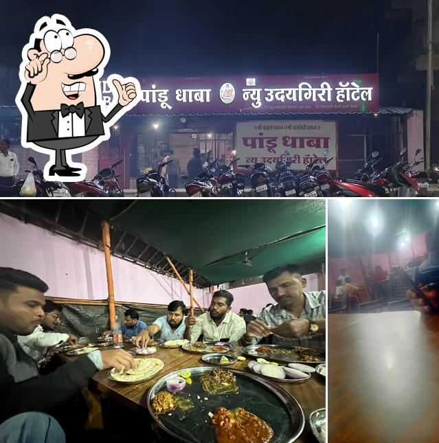 PANDU DHABA is distinguished by interior and exterior