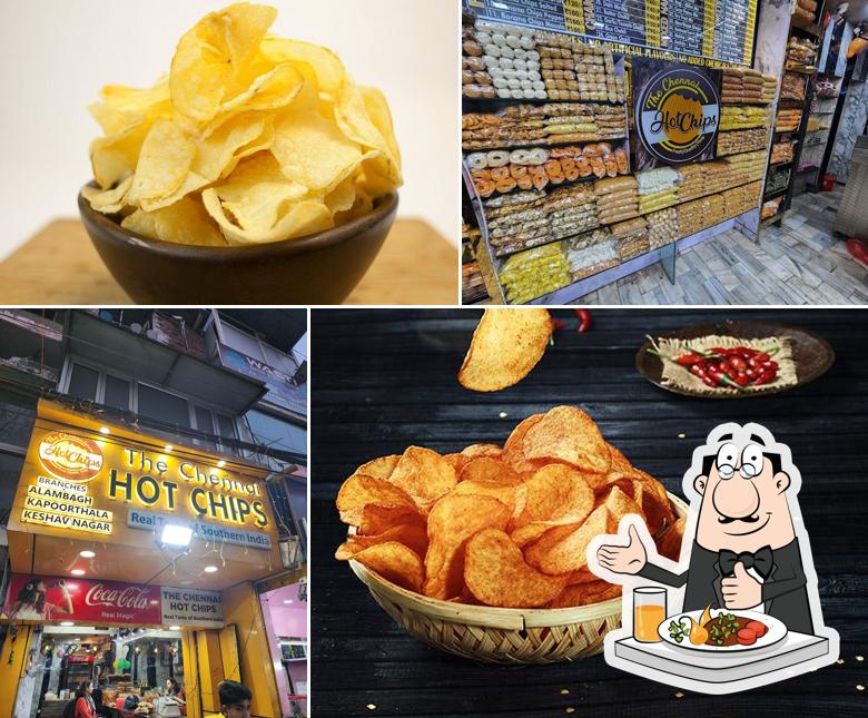 Meals at The Chennai Hot Chips - Kapoorthala Namkeen Chips Fryums Snacks in Lucknow
