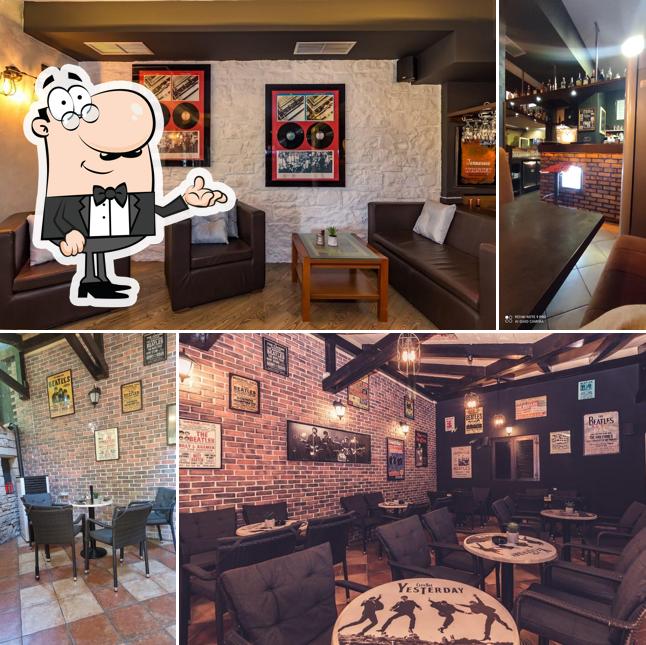 Dai un'occhiata agli interni di Yesterday Caffe Bar