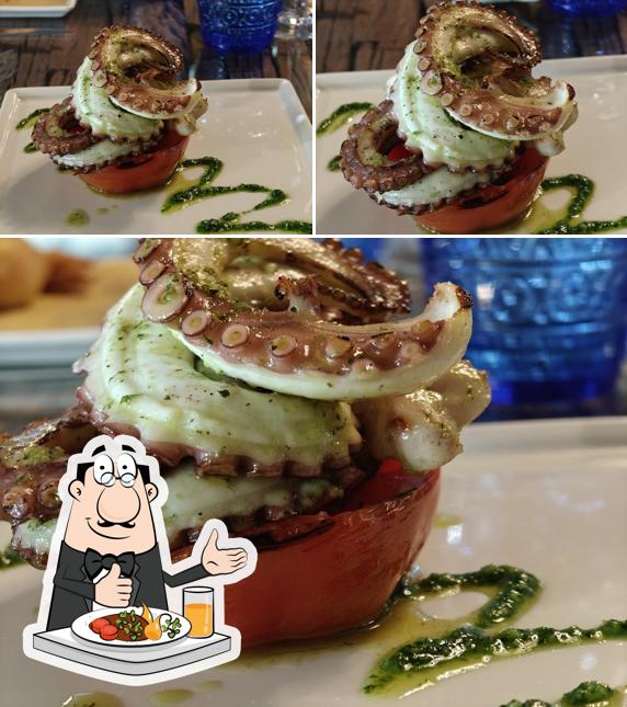 Insalata caprese al FISHERIA