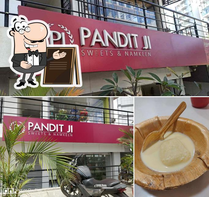 The exterior of Pandit Ji - Sweets & Namkeen