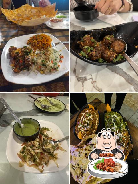 Food at The Five Elements Restaurant