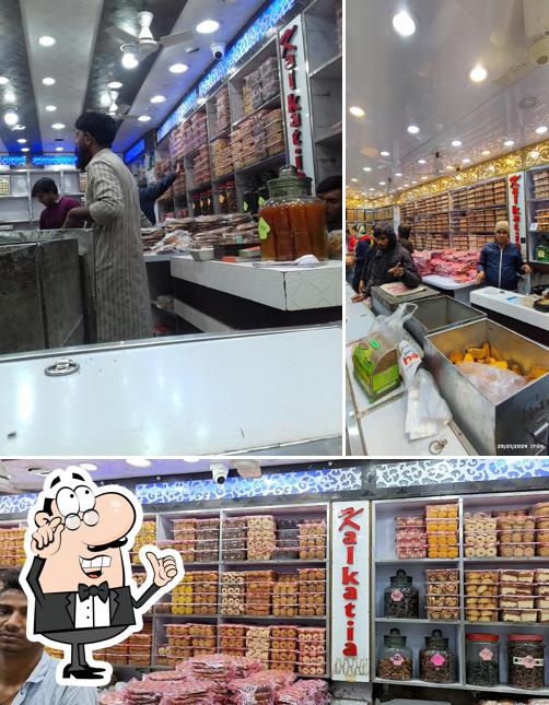 Take a seat at one of the tables at Kalkatia Bakery