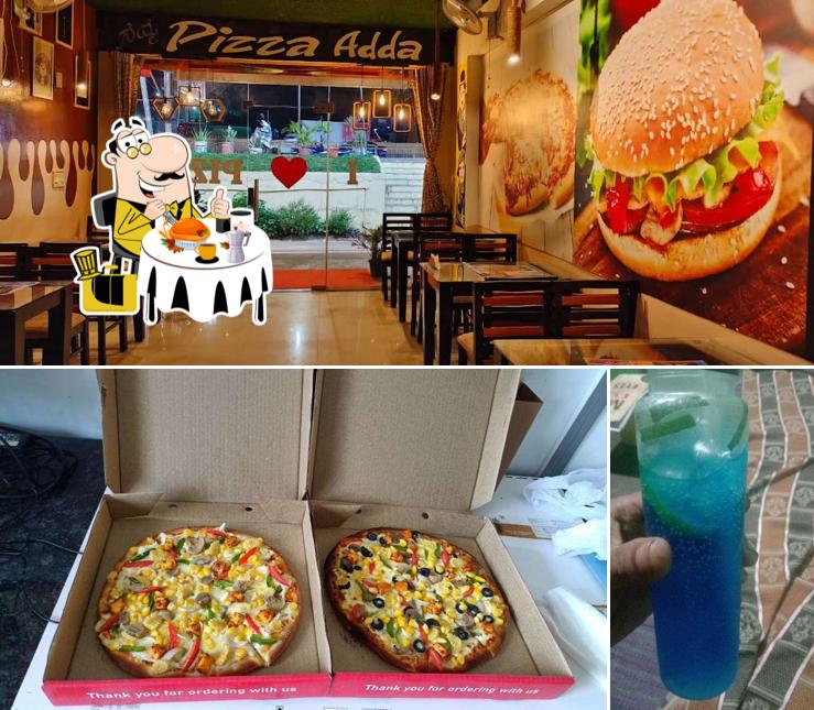 The restaurant's food and beverage