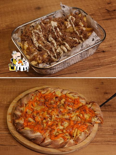 Comida em Pizzaria Bocão
