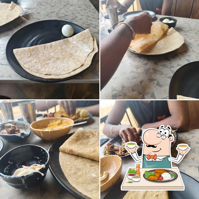 Meals at porch grill