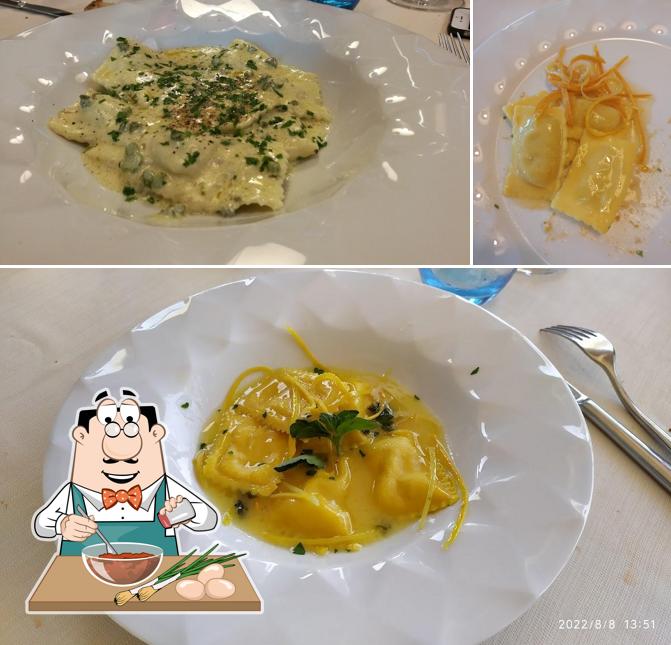 Ravioli al Ristorante Perla da Donatello