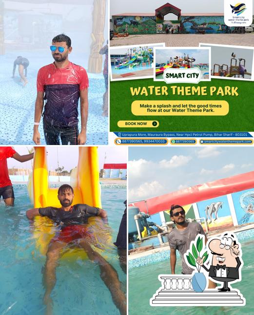 Smart city water theme park