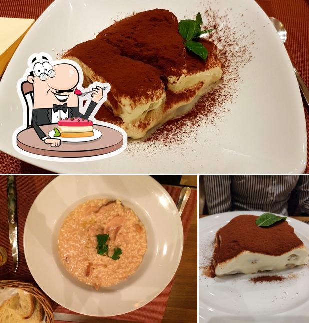 Colosseo serve un'ampia selezione di dessert