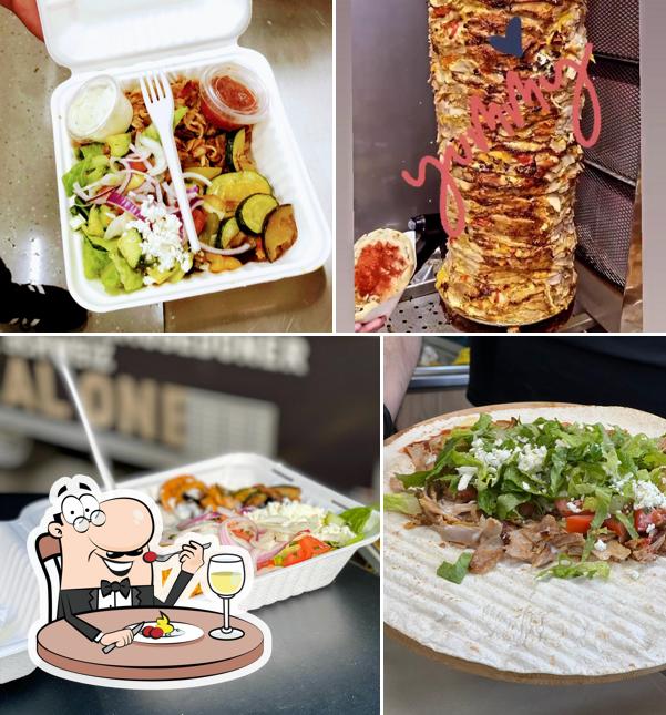 Cibo al o'k Poulet Gemüsedöner