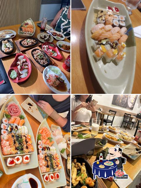 Sashimi em Myda Sushi