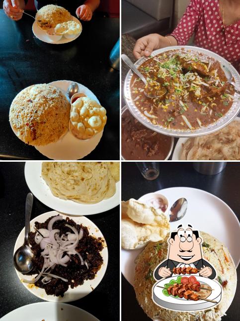 Food at Shalimar Restaurant