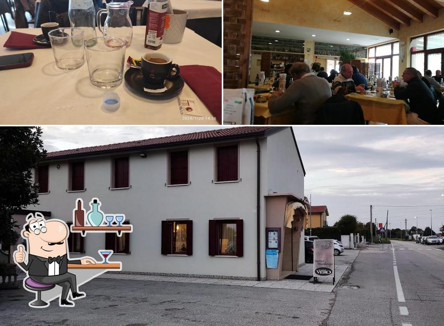 La foto di interni e esterno da Trattoria Campagnaro
