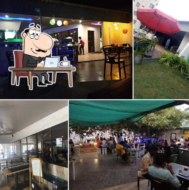 The interior of F5 Restaurant