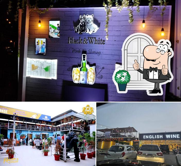 This is the picture displaying exterior and beverage at Hangover BYOB