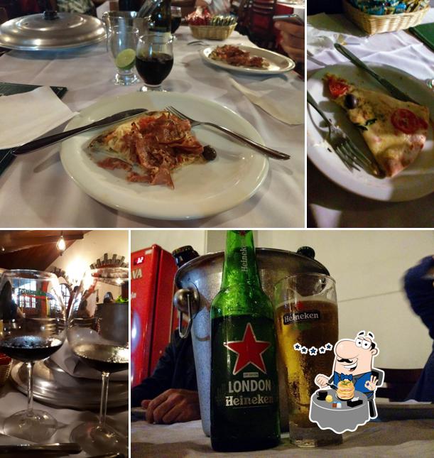 Comida em Pizzaria Due Fratell