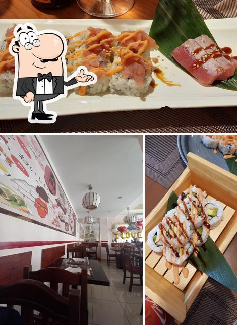 Sushi koko si caratterizza per la interni e sushi