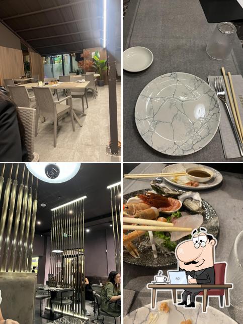 Gli interni di Ruyi Sushi
