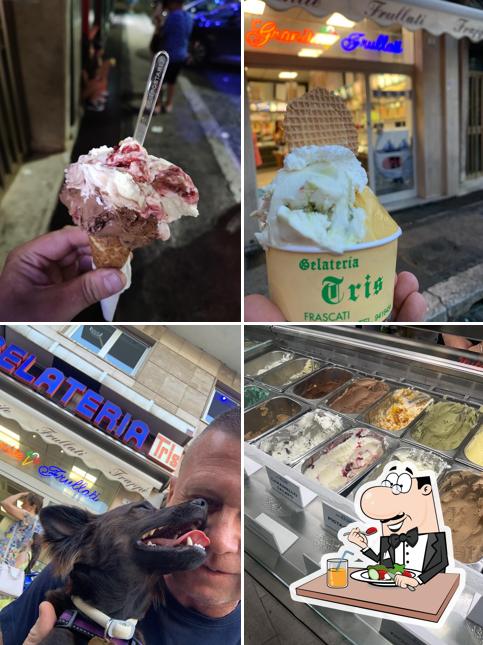 Platti al Gelateria Tris