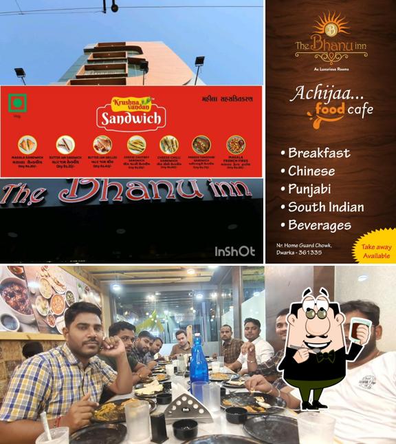 Enjoy a drink at Achijaa Food Cafe